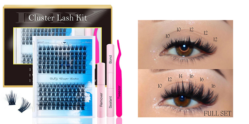 cluster lashes